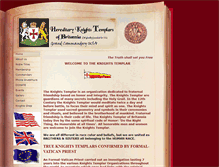 Tablet Screenshot of knightstemplarusa.org